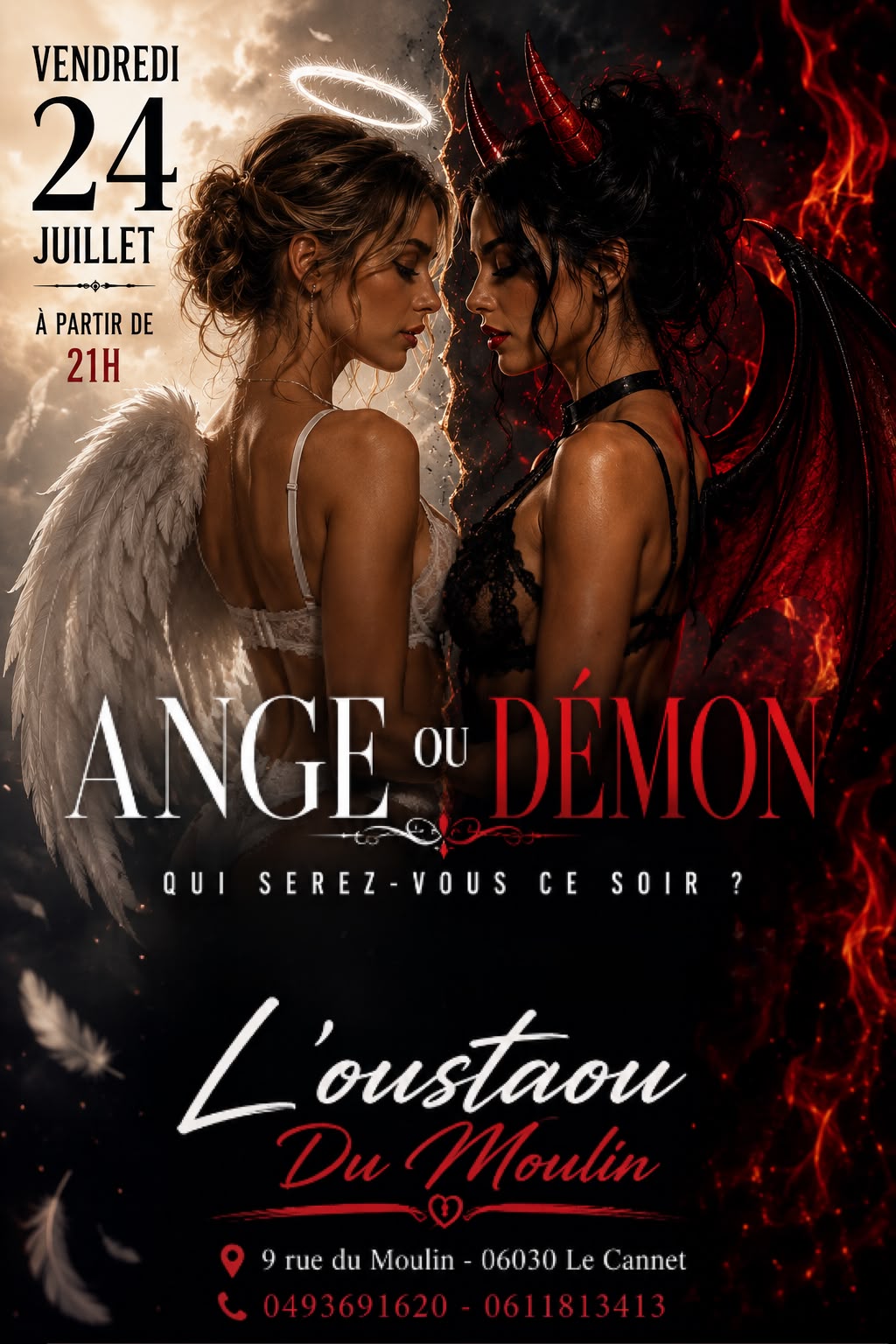 Ange ou Démon : soirée délurée pour réaliser vos fantasmes les plus audacieux